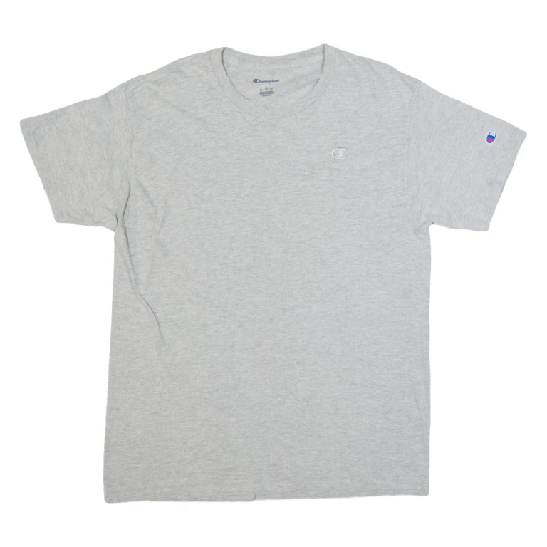CHAMPION Mens T-Shirt Grey L