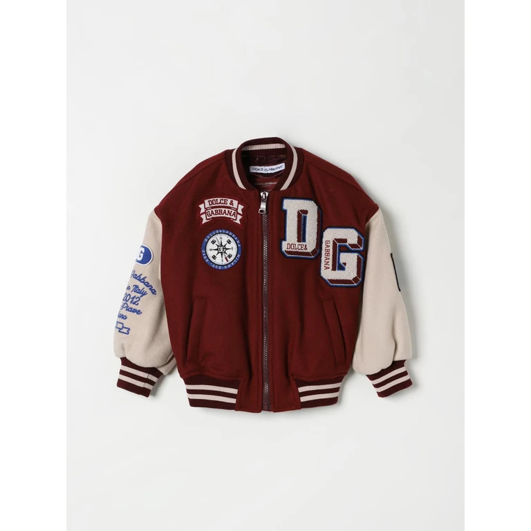DOLCE & GABBANA Jacket Kids color Burgundy (L42B54G7NOPS9000)