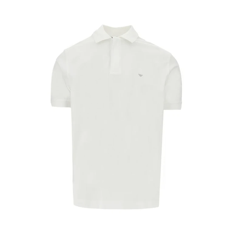 EMPORIO ARMANI Travel Essential lyocell and cotton polo Man S
