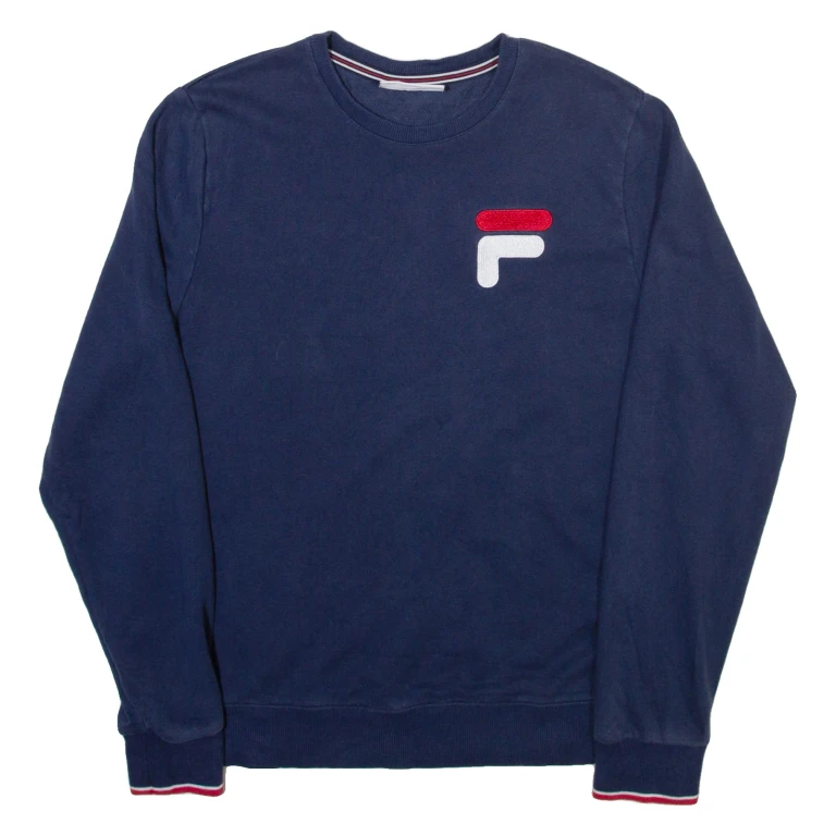 FILA Mens Sweatshirt Blue M
