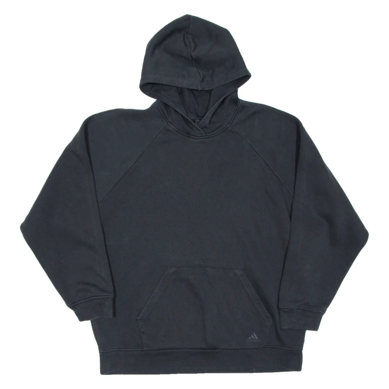 ADIDAS Womens Black Hoodie L