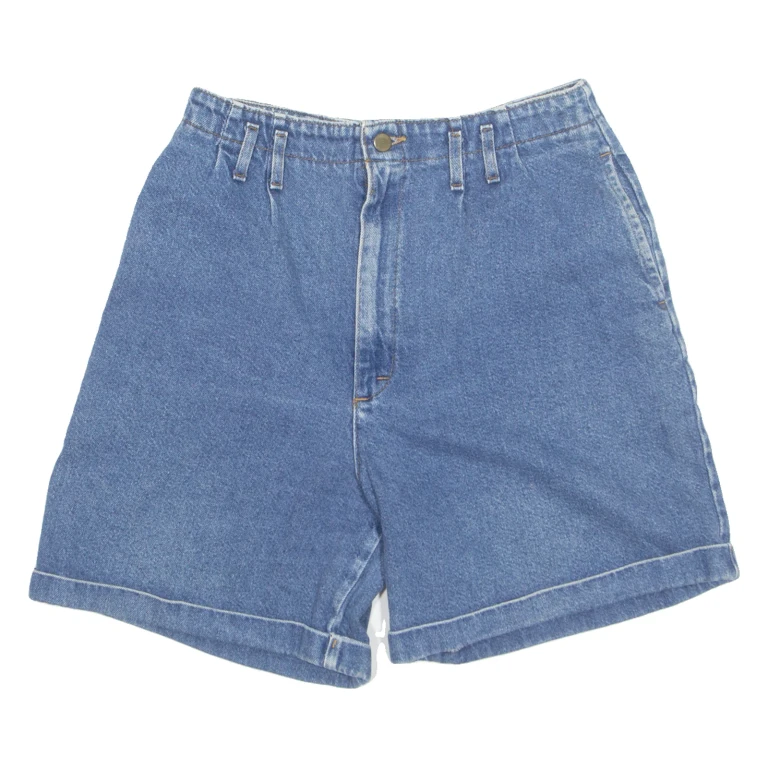 OAKBROOK SPORT Denim Womens Chino Shorts Blue 90s M W31