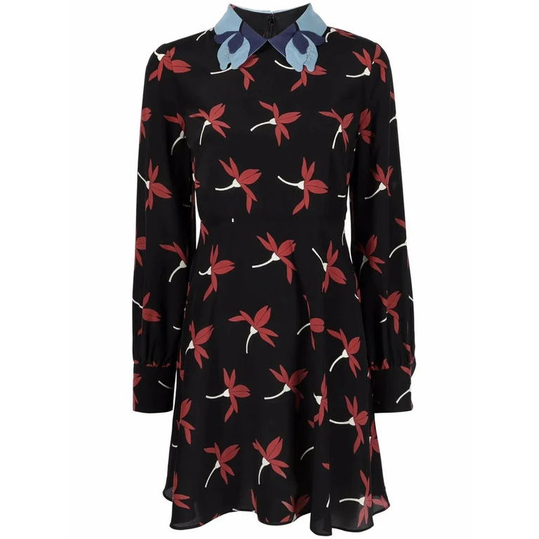Valentino Garavani Floral-Print Mini Dress