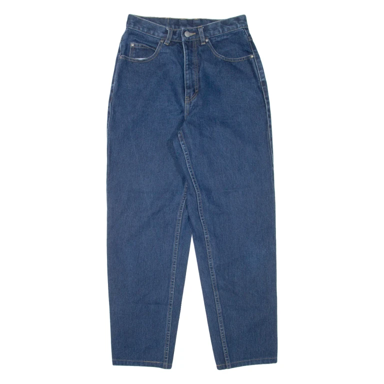 TEDDY'S Womens Jeans Blue Regular Mom 90s W25 L28