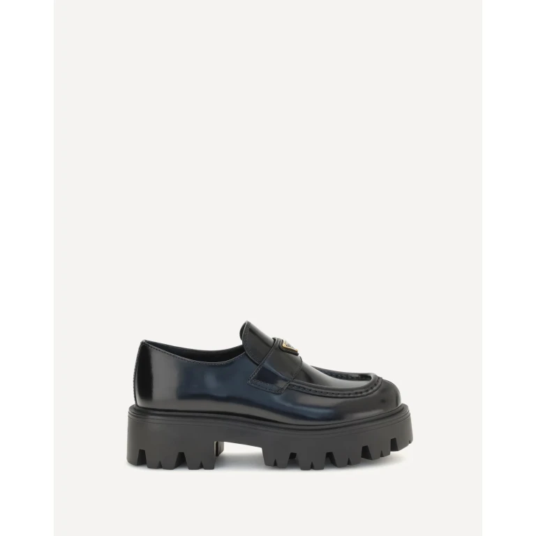 Brushed leather Loafers Female 36