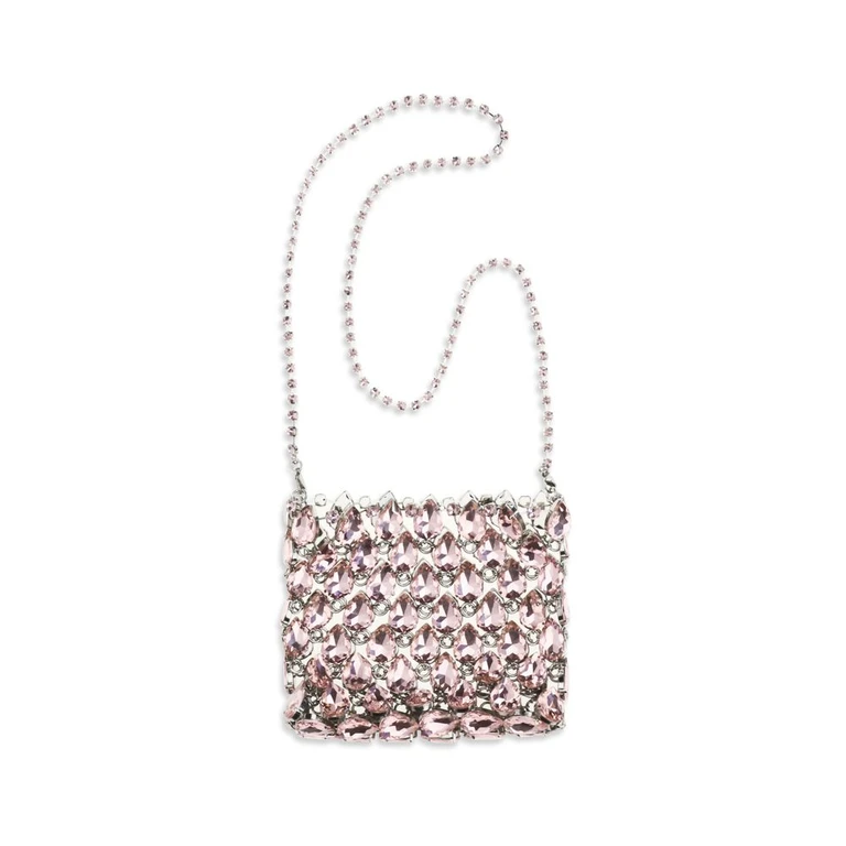 SELF-PORTRAIT Crystal mesh Pouch Female UNI
