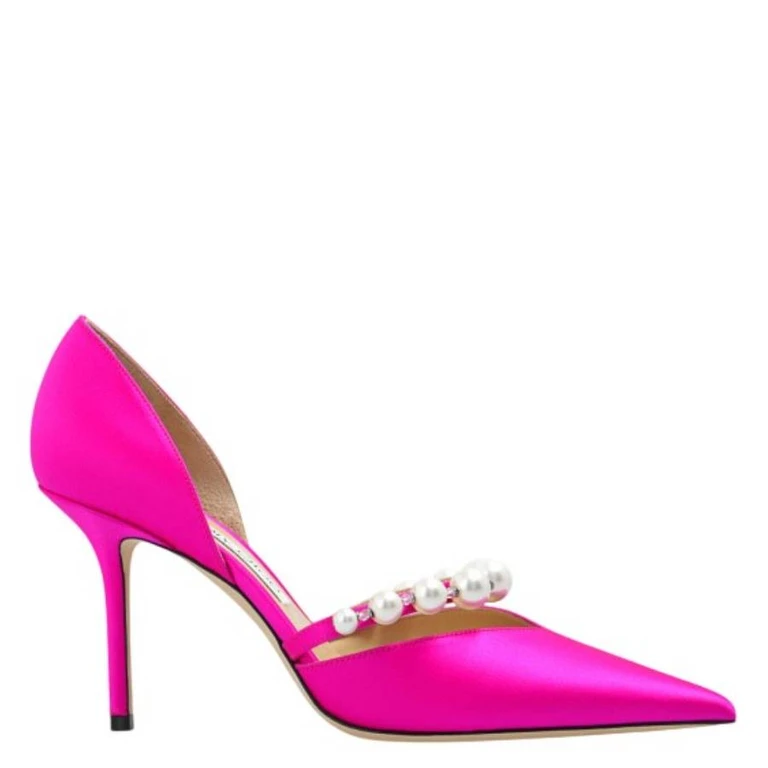 Aurelie 85 Satin Pearl Pumps
