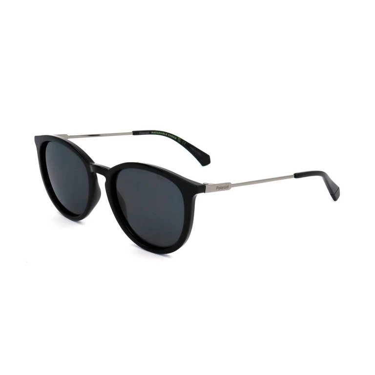 Polarized Grey Oval Unisex Sunglasses PLD 4143/S/X 0807/M9 53