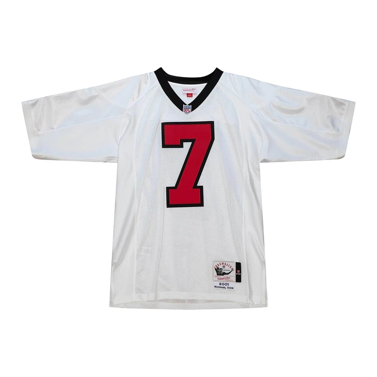 NFL White Jersey Atlanta Falcons 2001 Michael Vick