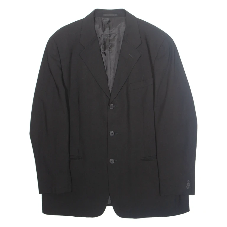 Mens Blazer Jacket Black XL