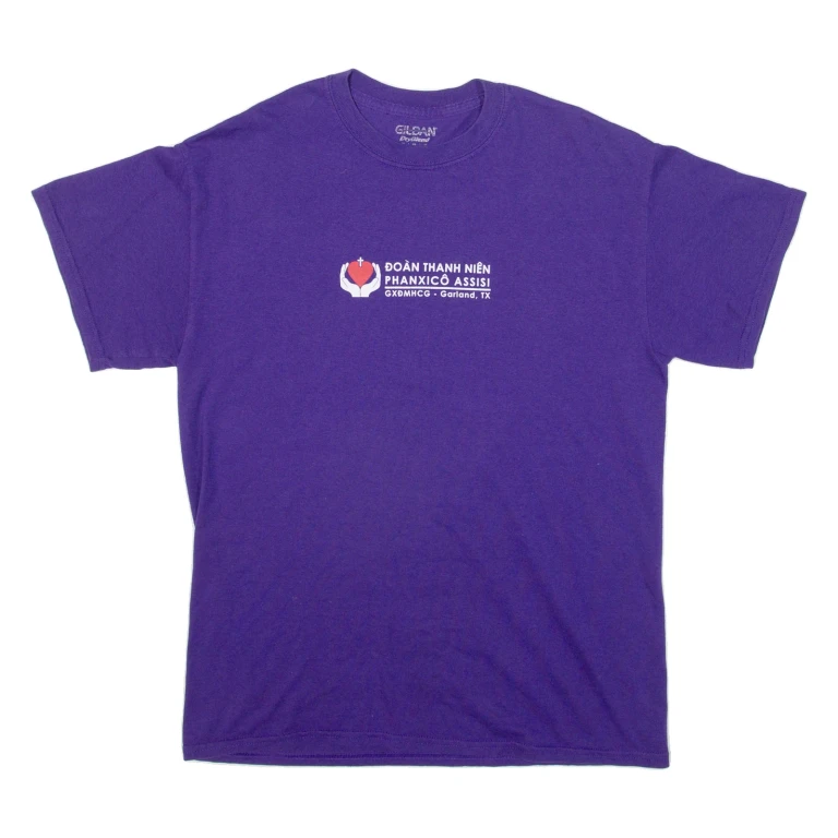 GILDAN Womens T-Shirt Purple M