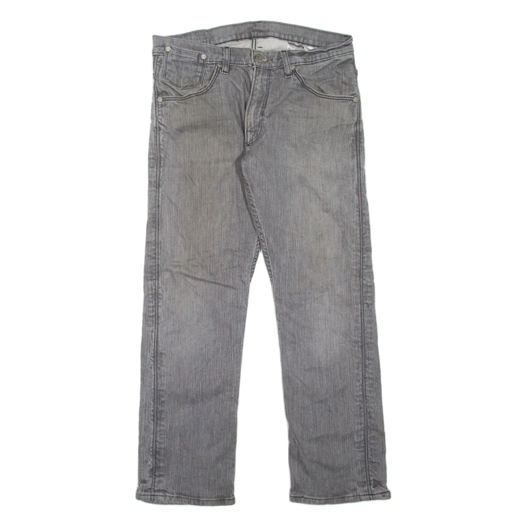 LEVI'S 514 Jeans Mens Grey Slim Straight W30 L30