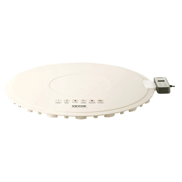 Electric Warming Tray Rollable Food Warming Mat w/ Temp Control for Buffet - Beige 1