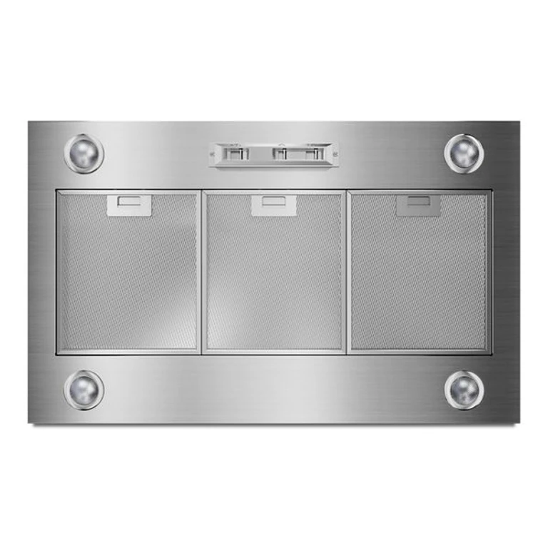 585 or 1170 CFM Motor Class Custom Hood Liner in Stainless Steel 36"