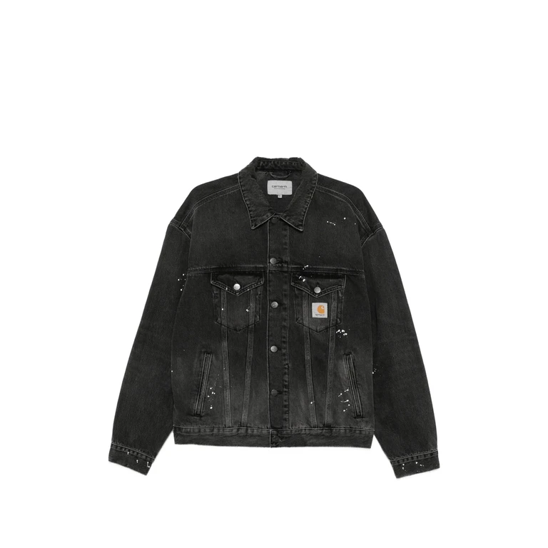 Carhartt Helston Paint-splatter Denim Jacket