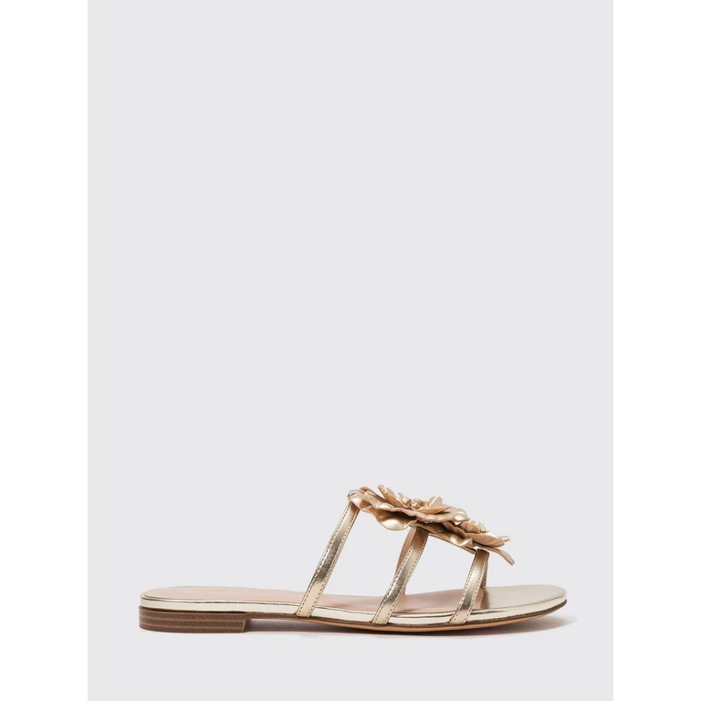 Heeled Sandal Woman color Gold (261TGT08410366)