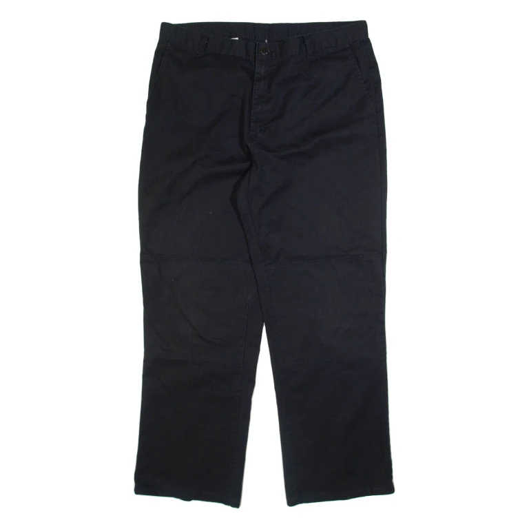 DICKIES Mens Trousers Black Regular Straight W38 L32