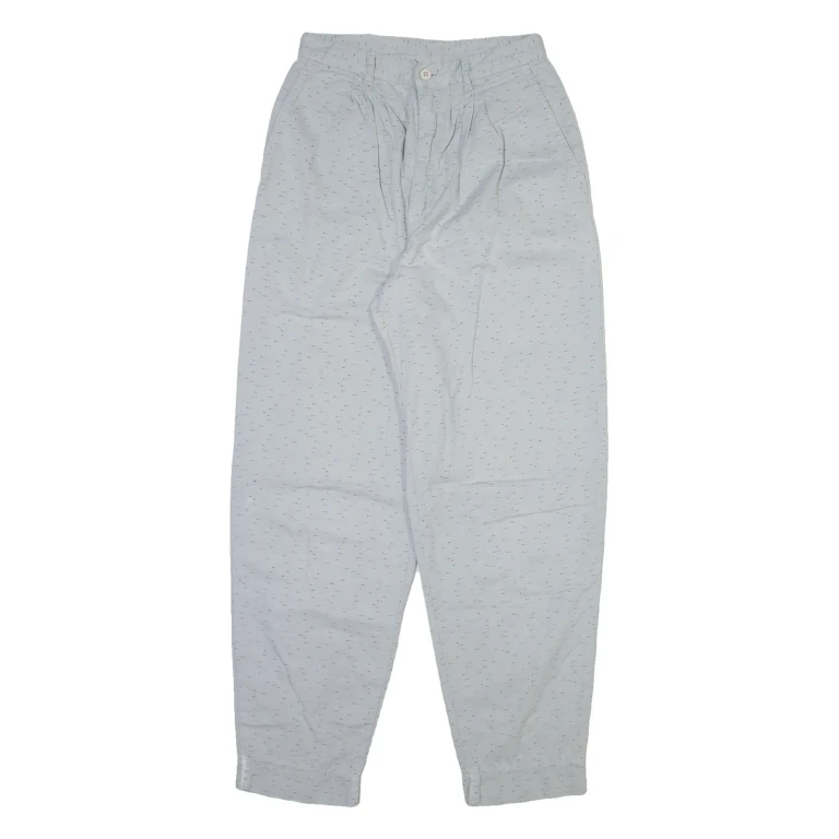 DRIVER Womens Trousers Blue Relaxed Tapered W24 L28