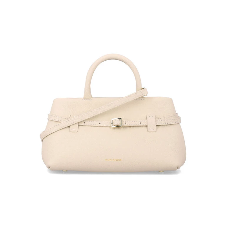 Le Cambon 25 Vanilla Leather Bag Calf Shoulder