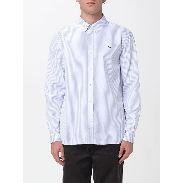 LACOSTE Shirt Men color Gnawed Blue (CH5084F6Z)