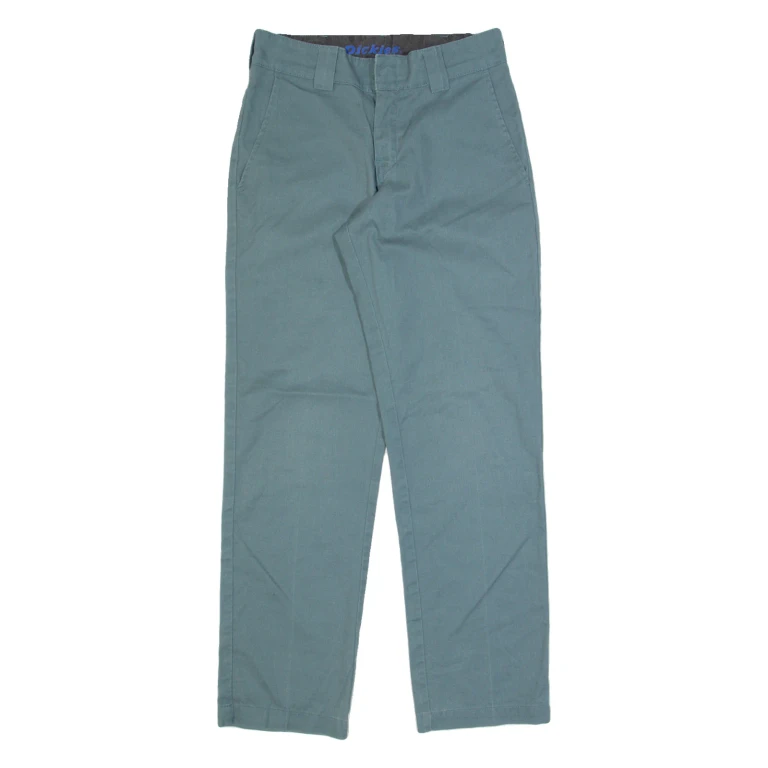 DICKIES Workwear Mens Trousers Blue Regular Straight W28 L30