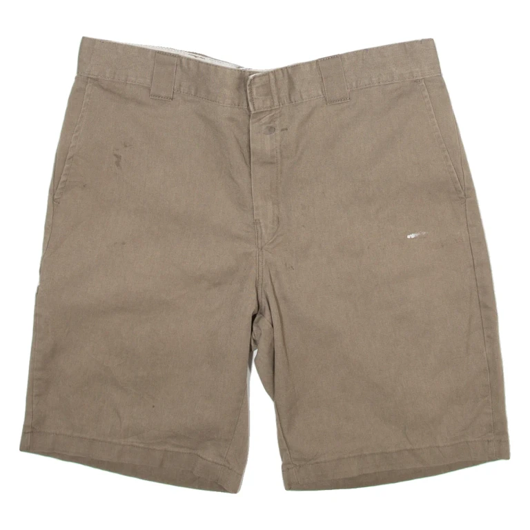 DICKIES Mens Workwear Shorts Brown Relaxed XL W38