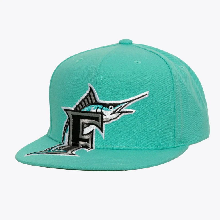 Men's MLB Xl Logo Snapback Coop Marlins Snapback Caps