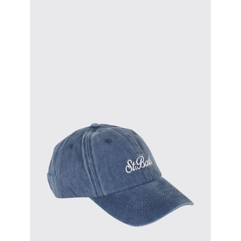 Cotton Denim Baseball Cap with Embroidered Logo (DAS000402963L)