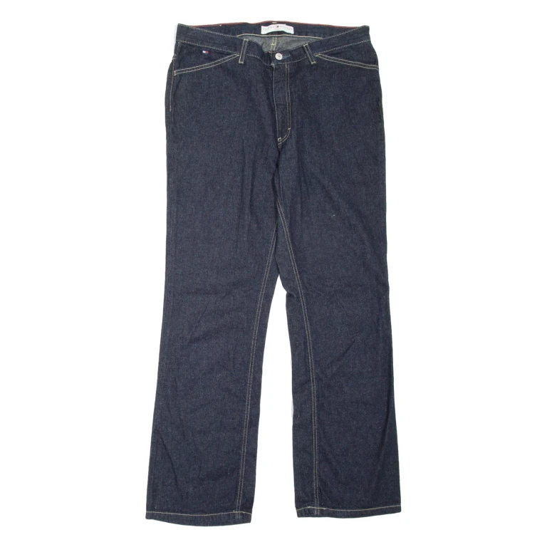 TOMMY HILFIGER Womens Jeans Blue Regular Bootcut W33 L30