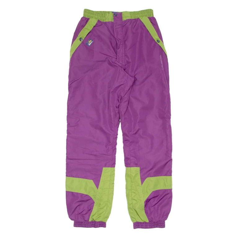 VERTICAL Lined Womens Snow Pants Purple Tapered M W25 L30