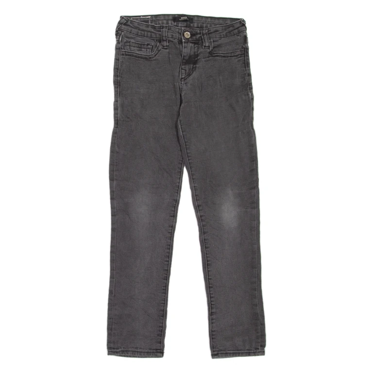 TRUE RELIGION Rocco Womens Jeans Grey Relaxed Skinny W25 L26