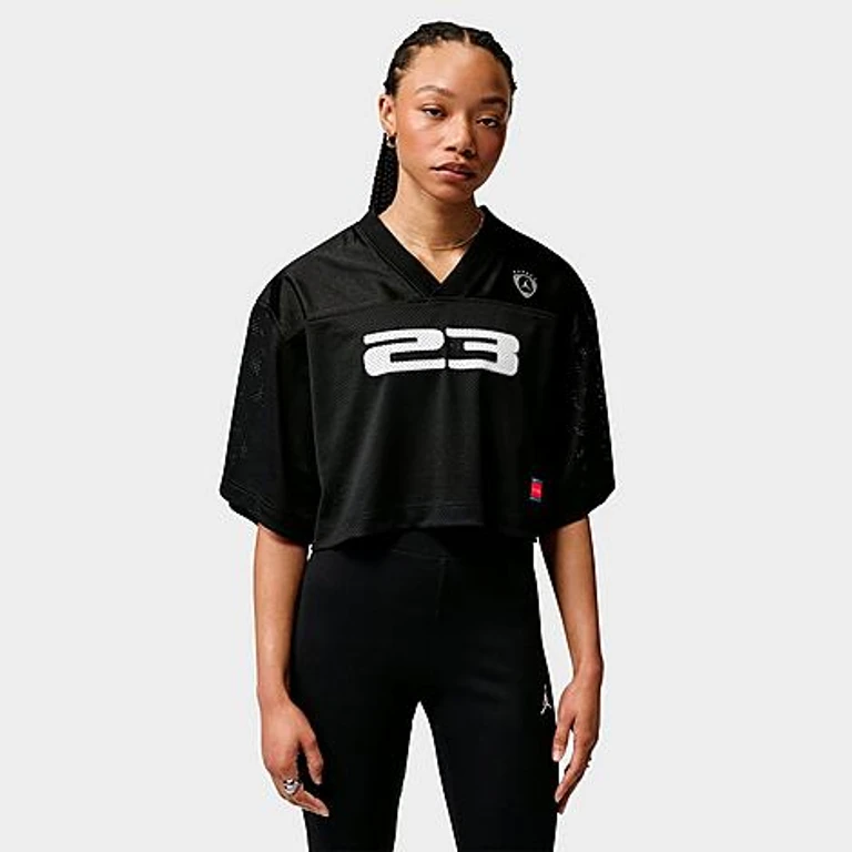 Women's Brooklyn Short-Sleeve Jersey Top in Black Size: XS