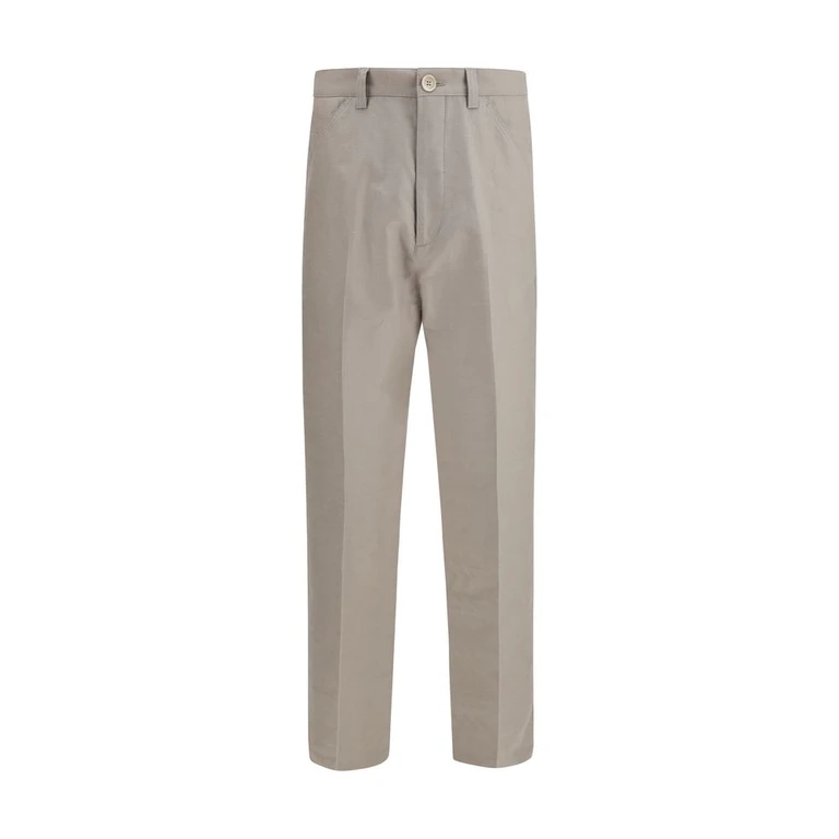Brunello Cucinelli Beige Cotton Dress Pants - Men