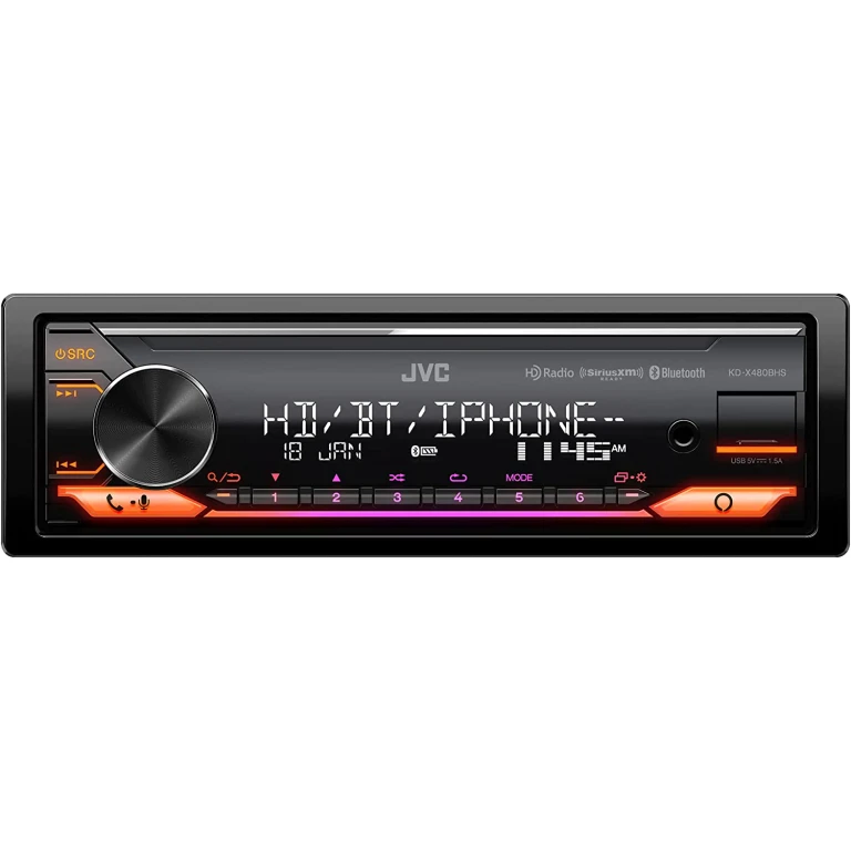 KD-X480BTS Single-DIN Multimedia Car Stereo Receiver