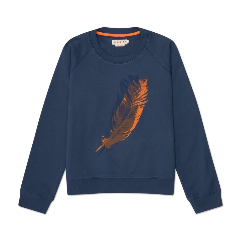 Feather Graphic Fleece Sweatshirt - 8-9