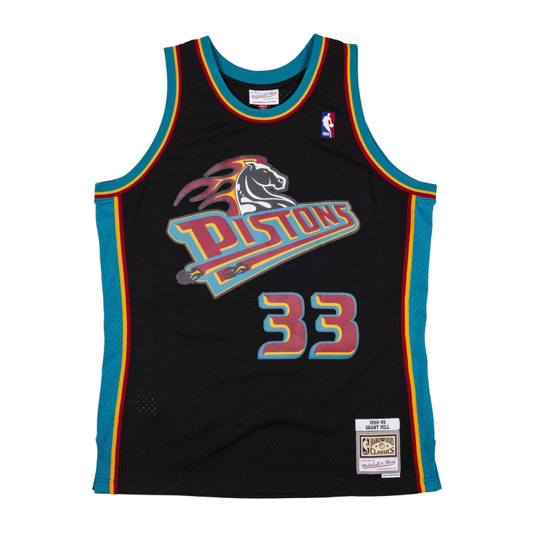 Men's NBA Reload Swingman Jersey Pistons 1998 Grant Hill Jerseys