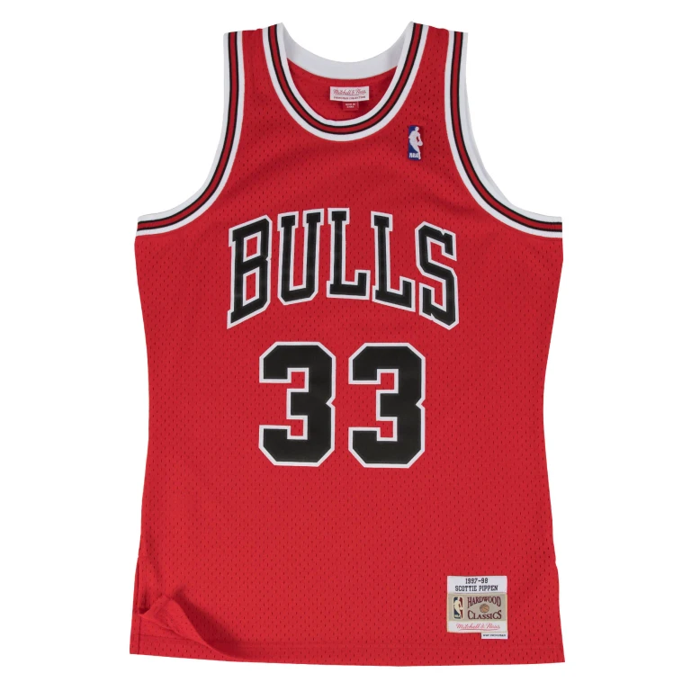 Men's NBA Swingman Road Jersey Bulls 97 Scottie Pippen