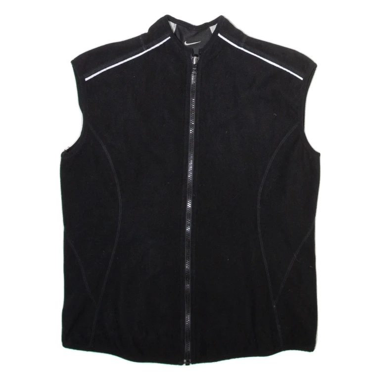 NIKE Womens Fleece Gilet Black XS