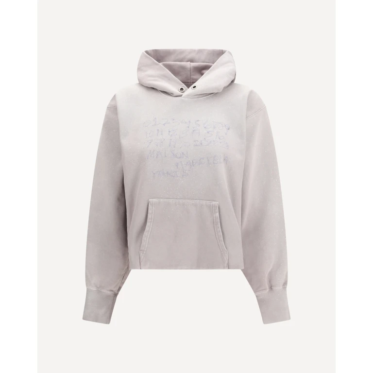 Sudadera con capucha y estampado para mujer Maison Margiela