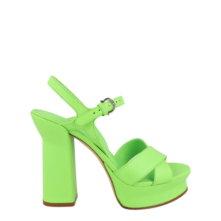 Sonya Leather Platform Sandals