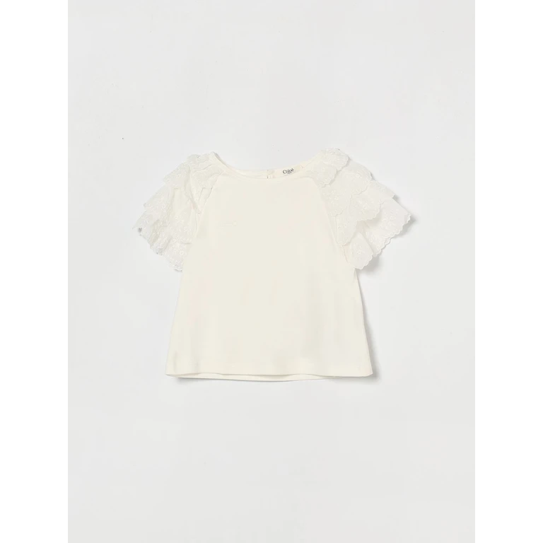 CHLOÉ T-Shirt Kids color White (C20853117)