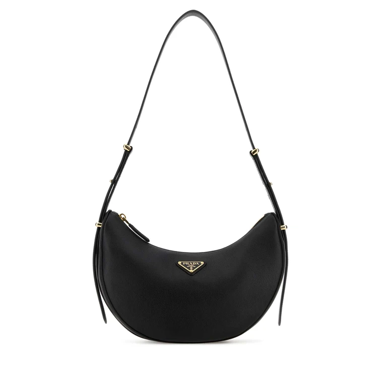 Black Leather Shoulder Bag Nero Borse A Mano - Women