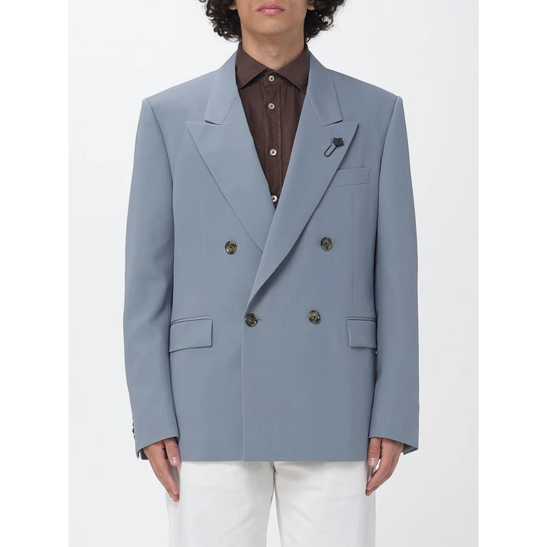 Double-Breasted Virgin Wool Blazer (PA5810ECN64422910)