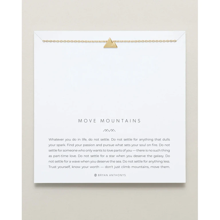 Move Mountains Necklace