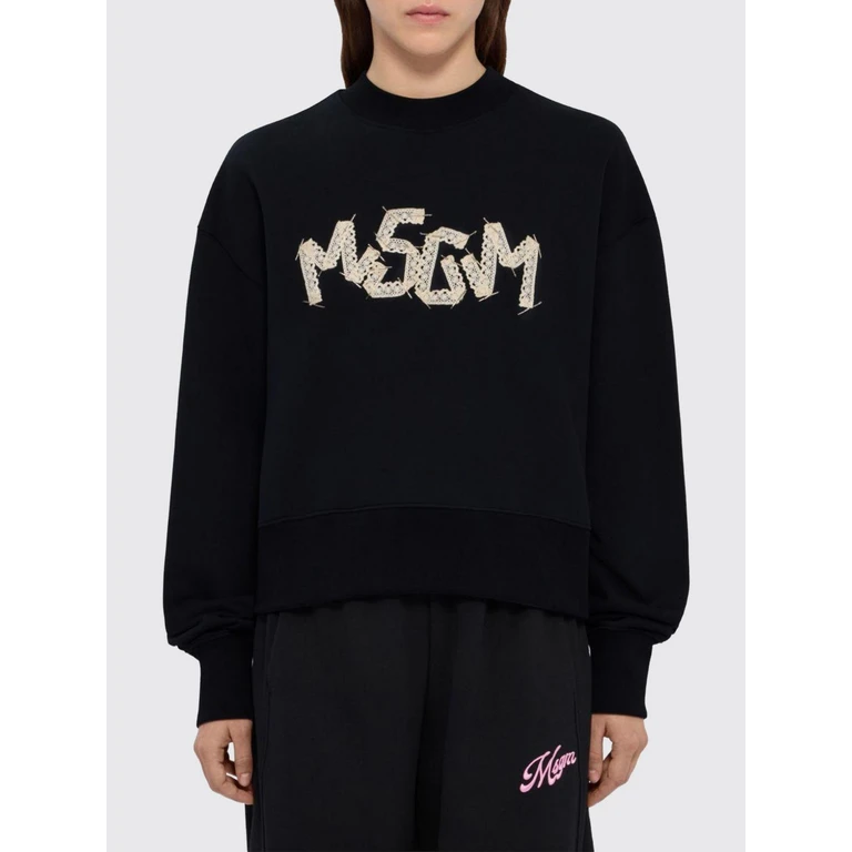 MSGM Sweatshirt Woman color Black (4041MDM109D26700099)