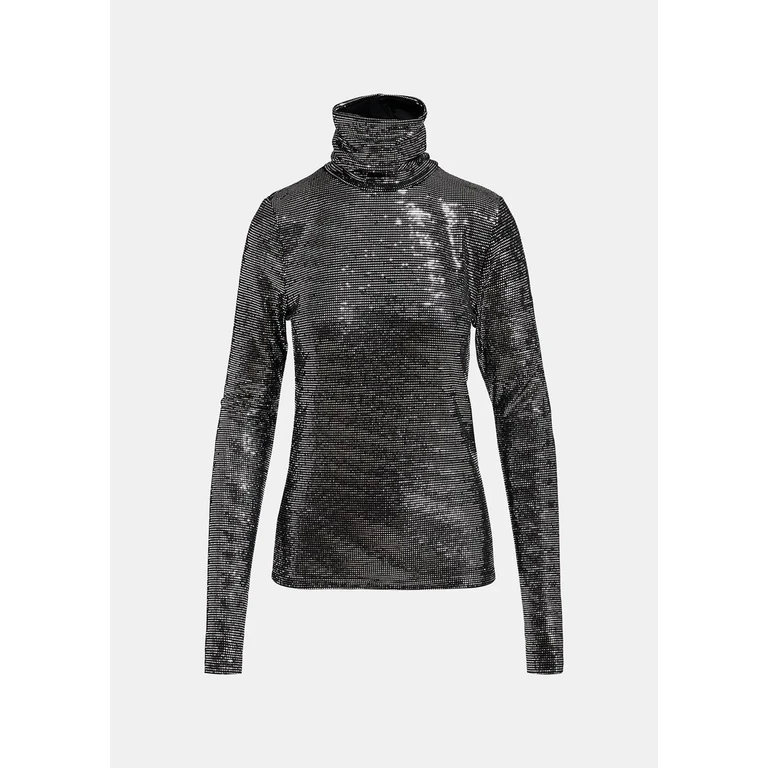 Turtl Jersey Eneck Black - BLACK / 0-XS