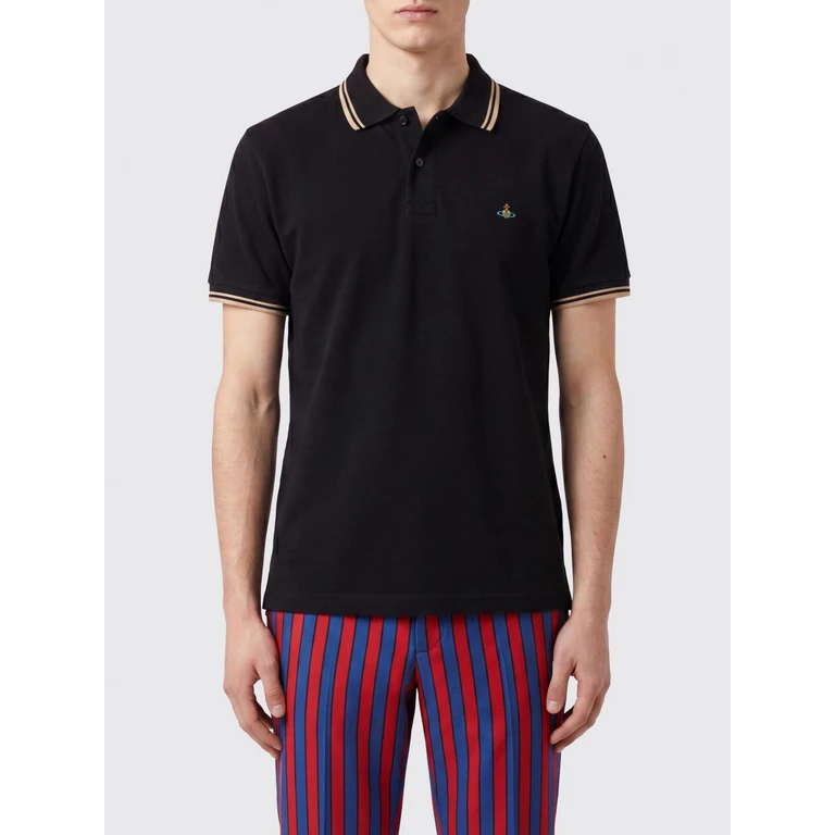 Orb Logo Cotton Polo with Contrast Tipping (2H01000YJ00AUN401)