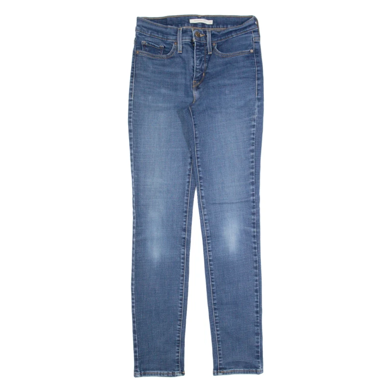 LEVI'S 312 Shaping Womens Jeans Blue Slim Skinny Stone Wash W25 L30