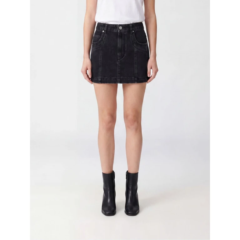 ISABEL MARANT ETOILE Skirt Woman color Black (JU0448FAD1H02E02FK)