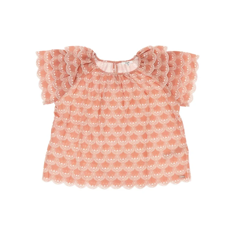 ' Printed cotton blouse Kids 12Y
